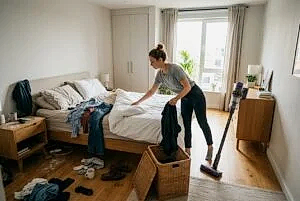 how to clean your room