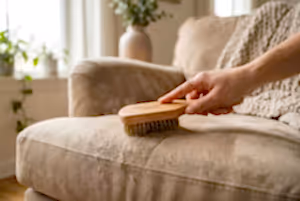 how do i clean suede furniture​