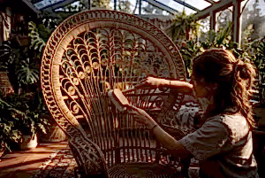 how to clean rattan furniture​